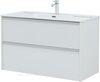 Aquanet 339163 Тумба с раковиной Вита 100 цв. белый матовый (339163)