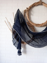 Палантин льняной 