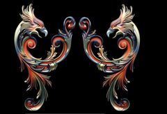 Силиконовый молд № 2006 Набор вензелей