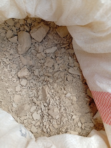 Туркестан глина крошка нечищенная коричневая