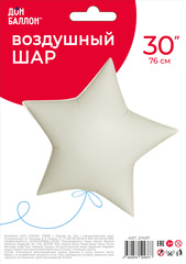 К 30''/76 см, Звезда, Сатин, Кремовый, 1 шт.