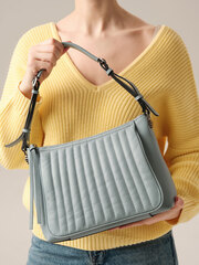 Кожаная сумка Azaro 30796 серое небо