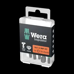 Биты ударные TORX 25 x 50 мм WERA 05057665001