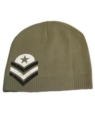 Rush Couture | Шапка SHIELD OF LIBERTY BEANIE Green принт