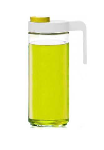 Контейнер для масла,1,05л,стекло,зелен.крышка