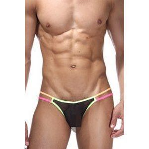Мужские трусы танга черные Cosmos Colors SL20BB