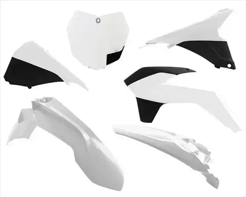 Комплект пластика KTM SX125-150 13-15 # SX250 13-16 # SXF250-450 13-15 белый