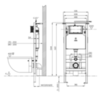 OWL OWLINSTTI.TOWLT190101 (OWLINSTTI+TOWLT190101 (Tornado)) / Инсталляция OWL1975 с кнопкой Titan (круглые клавиши) и подвесным унитазом Eld Cirkel-H