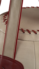 Боксерская груша EXCLUSIVE ONSERS Filippov 80см/55см/45-48кг, красный-бежевый