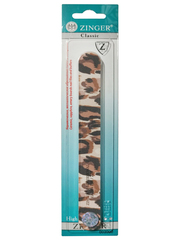 ZINGER пилка-наждак EA-304 Леопард 150/220 для натуральных и искусственных ногтей