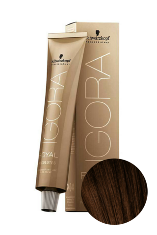 Schwarzkopf Professional Краситель для волос Igora Absolutes 4-50 Средний Коричневый Золотистый Натуральный, 60 мл