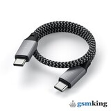 Satechi USB-C to USB-C Short Cable 10-Inch Space Gray ST-TCC10M