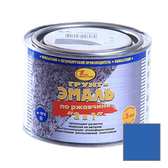 Грунт-эмаль на ржавчину 3 в 1 Новбытхим голубая