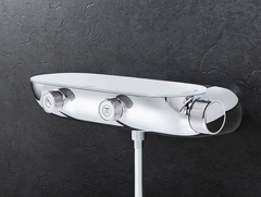 Душевая система GROHE Rainshower SmartControl 360 MONO с термостатическим смесителем, без встраиваемой части, хром (26446000)