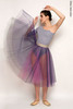 Colour rehearsal tulle skirt | violet