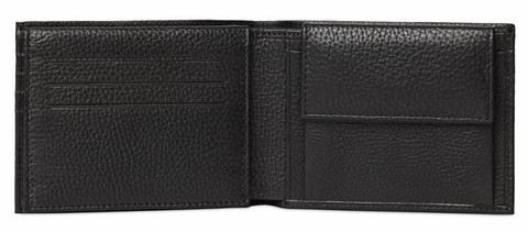 Кошелек мужской Piquadro Modus, чёрный, кожа натуральная (PU1392MO/N)