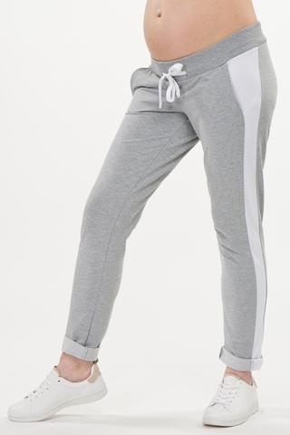 Спортивные брюки для беременных 10440 серый