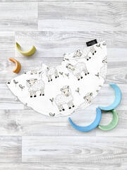 Двусторонний нагрудник Mjölk Овечки