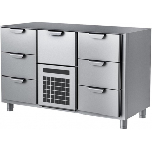 Стол холодильный HappyChef TC B 3-CBR-3 без столешницы