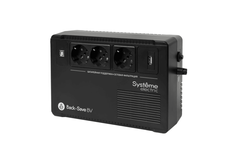 ИБП Back-Save BV Systeme Electric 800 ВА, автоматическая регулировка напряжения, 3 розетки Schuko, 230 В, 1 USB Type-A
