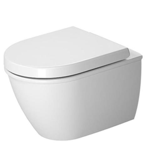 Duravit Darling New Унитаз подвесной компакт с  вертикальным смывом, вкл. крепление Durafix, 360x485мм, Цвет: Белый 2549090000