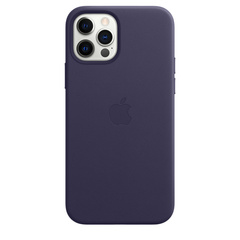 iPhone 12 | 12 Pro Leather Case with MagSafe Deep Violet