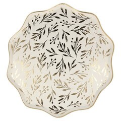 Тарелки большие "Golden leaves" 8 шт.