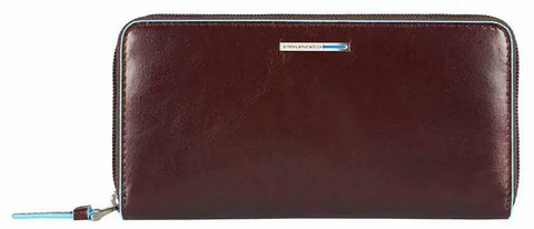Кошелек женский Piquadro Blue Square, коричневый, кожа натуральная (PD3229B2/MO)