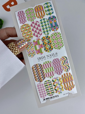Пленки для маникюра IBDI NAILS 34 VIVID