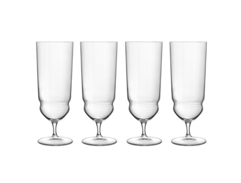 Набор бокалов для коктейля 4шт 450мл Текила санрайз Luigi Bormioli Бэкдор 20-ые