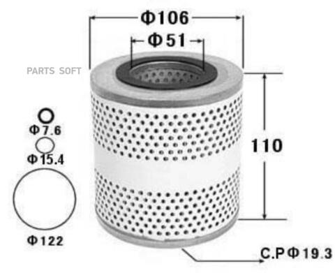 Фильтр  топливный  VIC  F-240