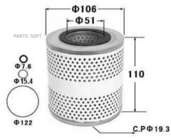 Фильтр  топливный  VIC  F-240