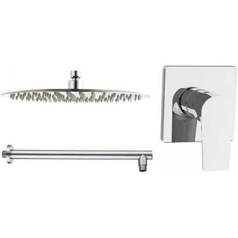 Aquanet 257153 STATIC 1.10 Встр. Смеситель c верхним душем (257153)