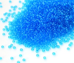Бисер Тохо круглый 15/0 0003B голубой прозрачный/Toho round