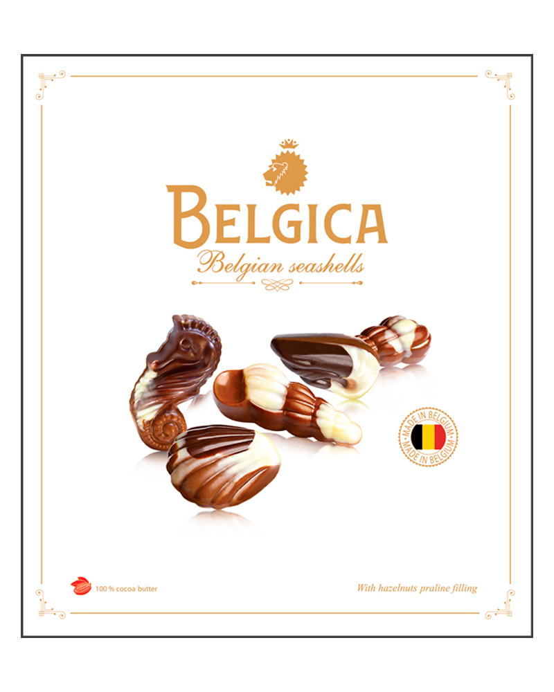 Шоколадные конфеты “Belgica” с начинкой пралине 