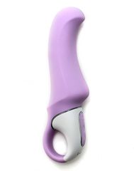 Сиреневый вибратор Satisfyer Vibes Charming Smile - 18,5 см. - 