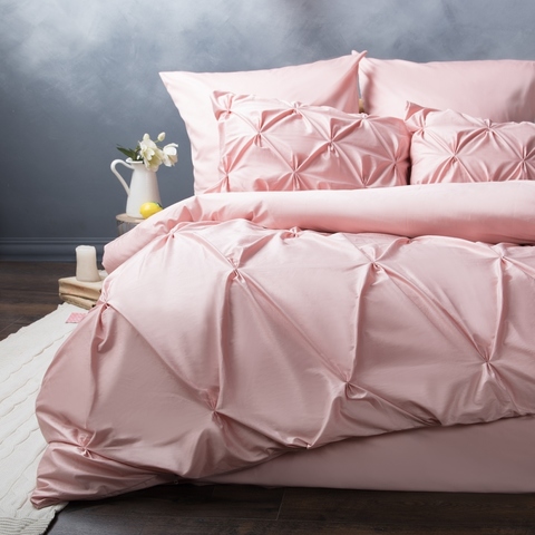Комплект постельного белья сатин Монселла розовый