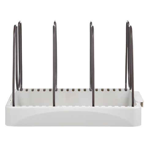 Органайзер для посуды Smart Solutions Ronja светло-серый/темно-сливовый