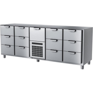 Стол холодильный HappyChef TC B 3-3-CBR-3-3 без столешницы