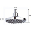 Remer 359R15X Верхний душ с шарнирным соединением ? 15см 359R хром латунь, шт