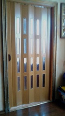 Перегородки Гармошка с витражами