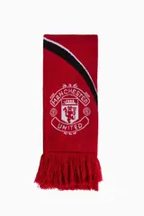 Шарф футбольный adidas Manchester United 25/26 - красный