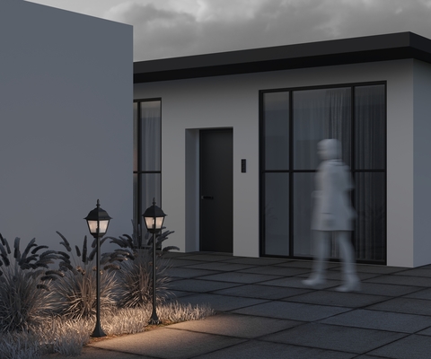 Ландшафтный светильник Maytoni Abbey Road O003FL-01B