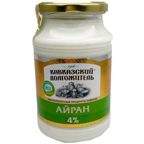 Айран Кавказск долгожитель 4% ст/б 900г, шт