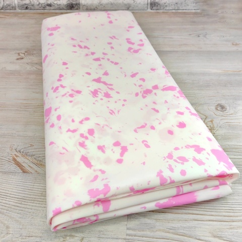 Фоамиран для творчества 1.5мм зефирный размер 100х200см/цвет мрамор-розовый (2шт/4м²)