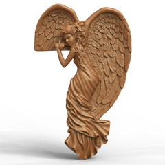 Силиконовый молд № 2939 Ангелы 2 в 1