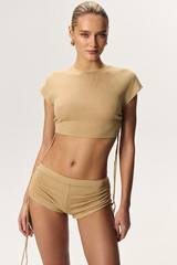 Шорты мини TANZANIA Золото