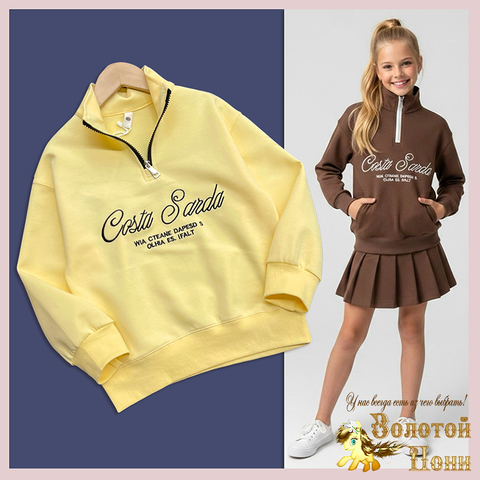 Толстовка трикотаж д (6-11) 260123-WQ159