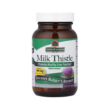 Расторопша, Milk Thistle, Nature's Answer, 60 вегетарианских капсул 1