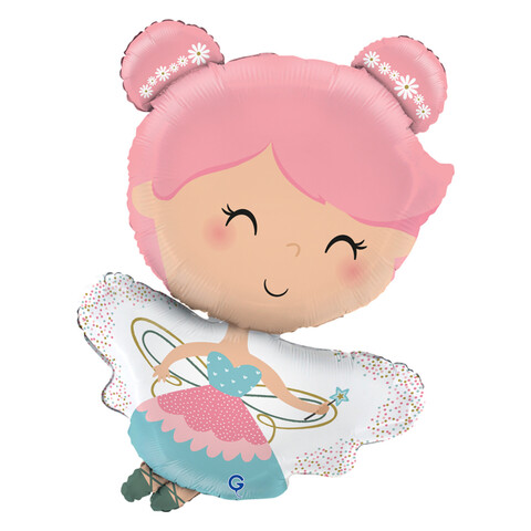 Шар фигура, маленькая фея, 69 см